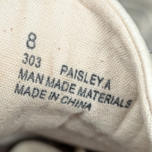 Project Cloud Paisley Sneaker White Women's 8 - Picture 11 of 13